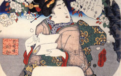 Woman under a Cherry Tree