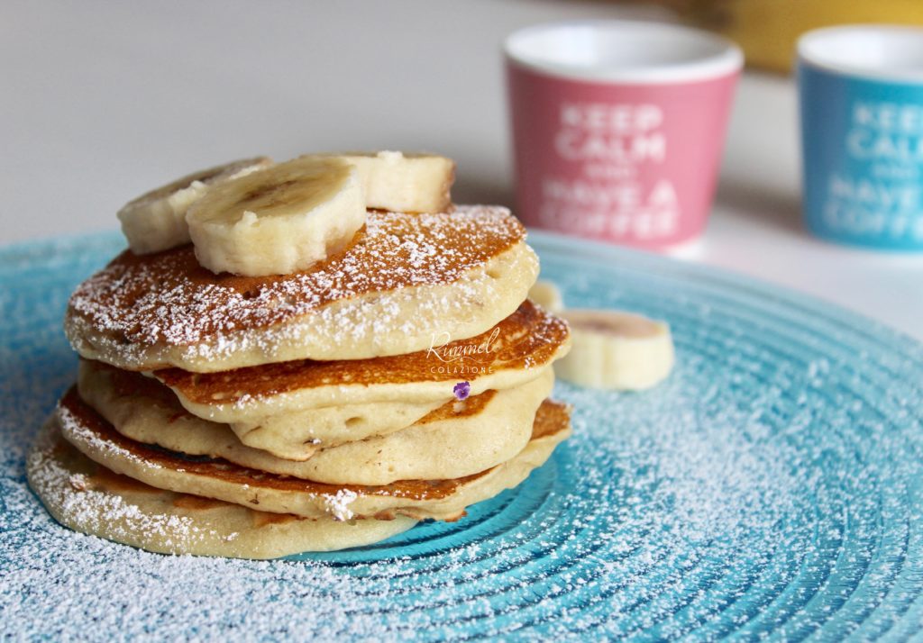 Pancakes light alla banana