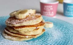 Pancakes light alla banana