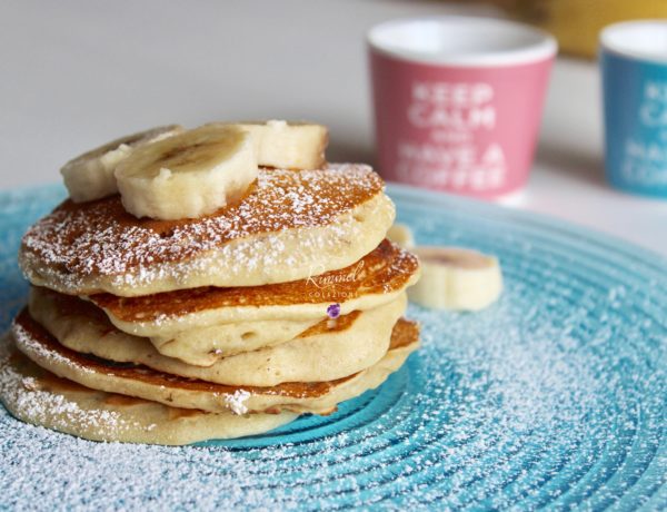 Pancakes light alla banana